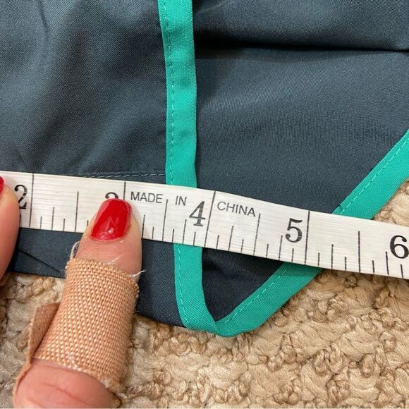 Ladies Nike Dri-Fit Tempo Running Short Lined Teal‎ and Grey Size XS - Picture 7 of 9